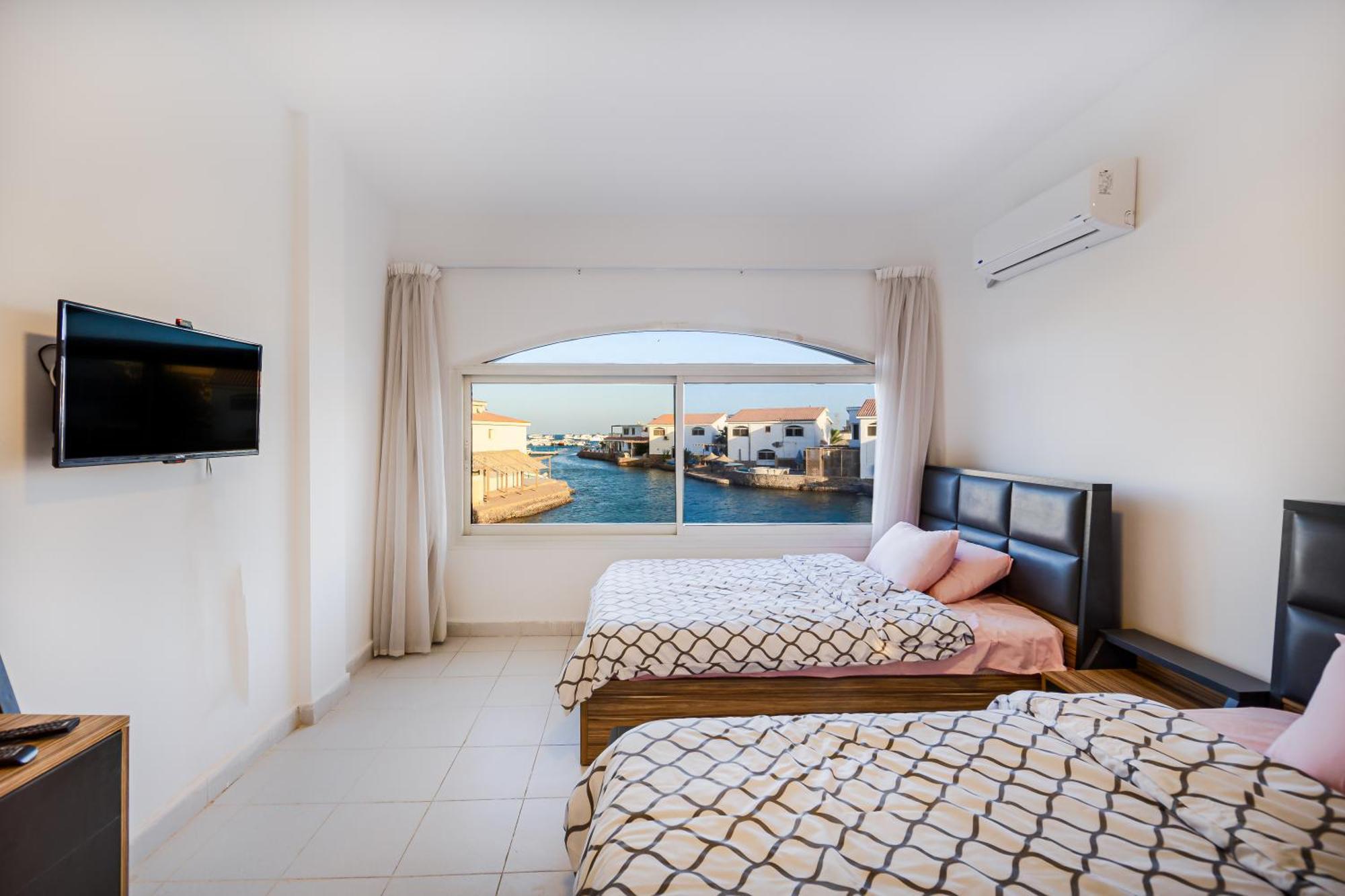 Aden Beach - Sea View Room With Beach Access In Villa Hurghada Buitenkant foto